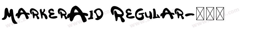 MarkerAid Regular字体转换